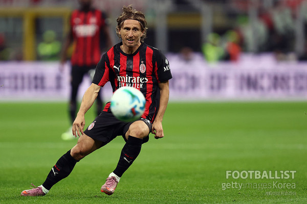 루카 모드리치(AC밀란). 게티이미지코리아