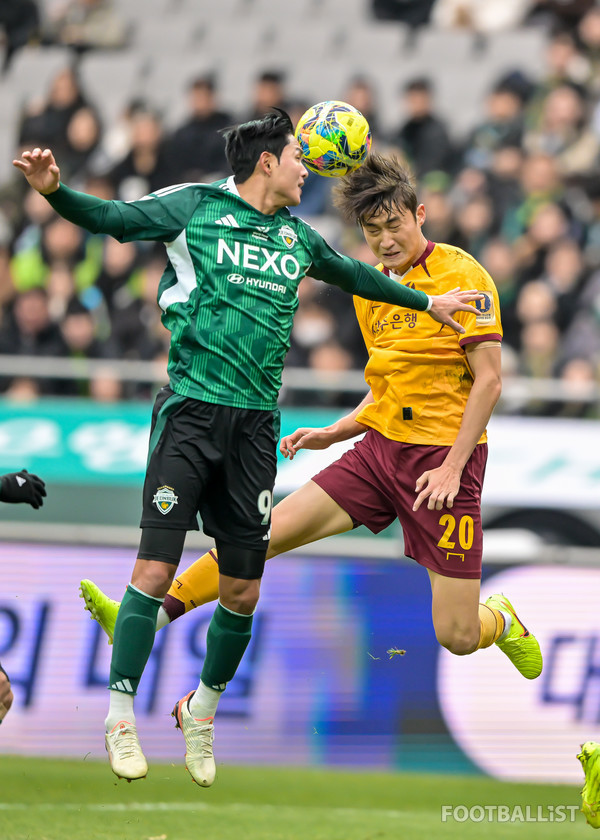 연제운(왼쪽, 전북 현대), 진시우(오른쪽, 광주FC). 서형권 기자